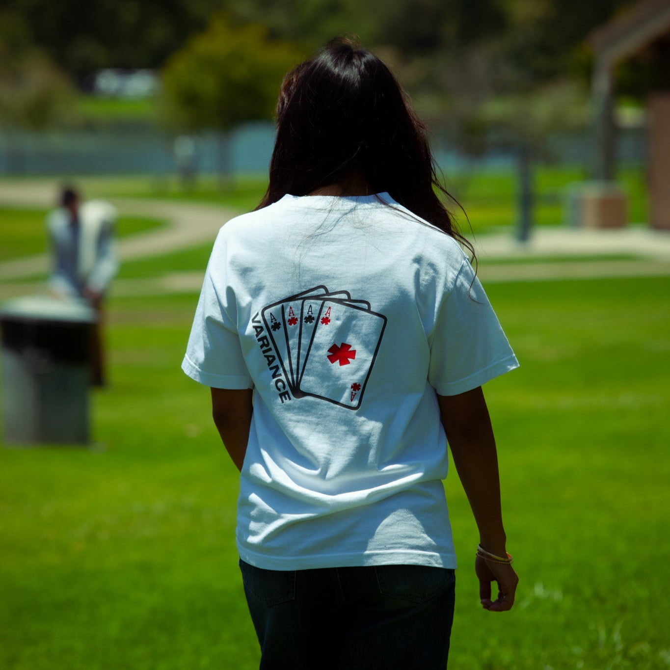 Variance Ace of Stars Tee * White