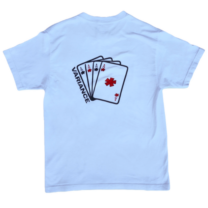 Variance Ace of Stars Tee * White