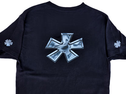 Metallic Star Tee * Black